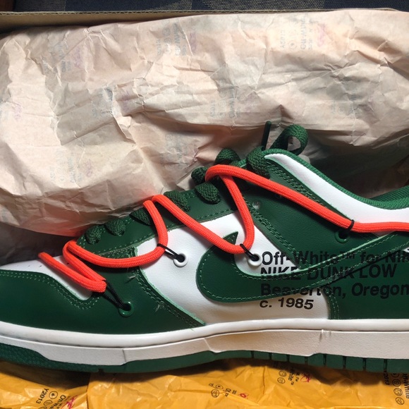 Off White Dunks 2019 Pine Green edition